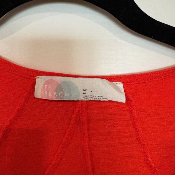 Free People Beach Mandarin Red On My Mind Mini - Picture 5 of 6